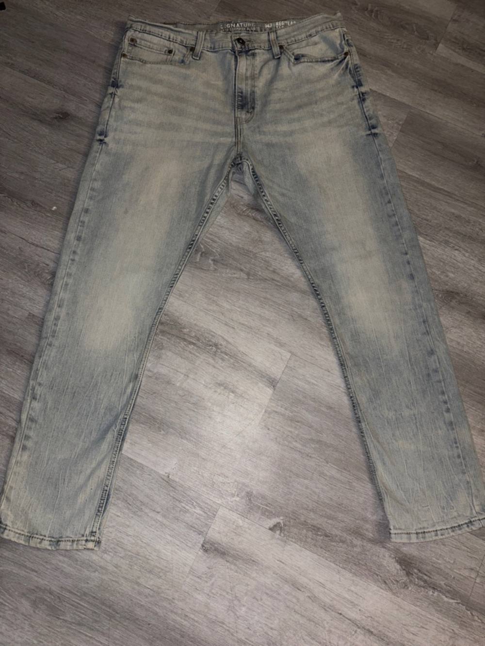 Signature by Levi Strauss Light Blue Slim Straight Men’s Jeans